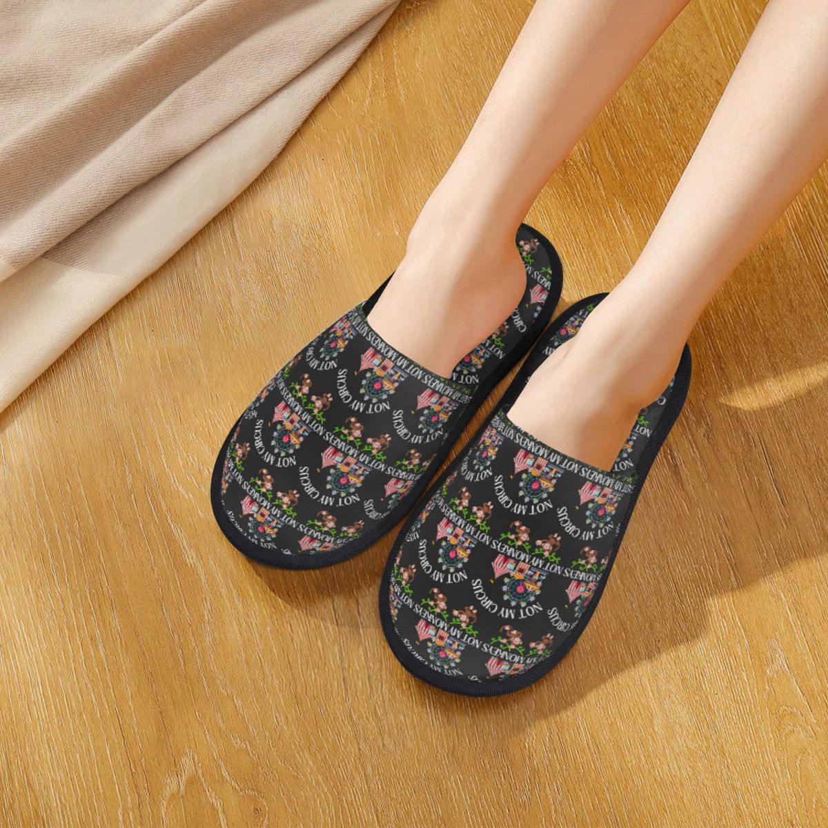 Women Shoes Quote - Custom Not My Circus Not My