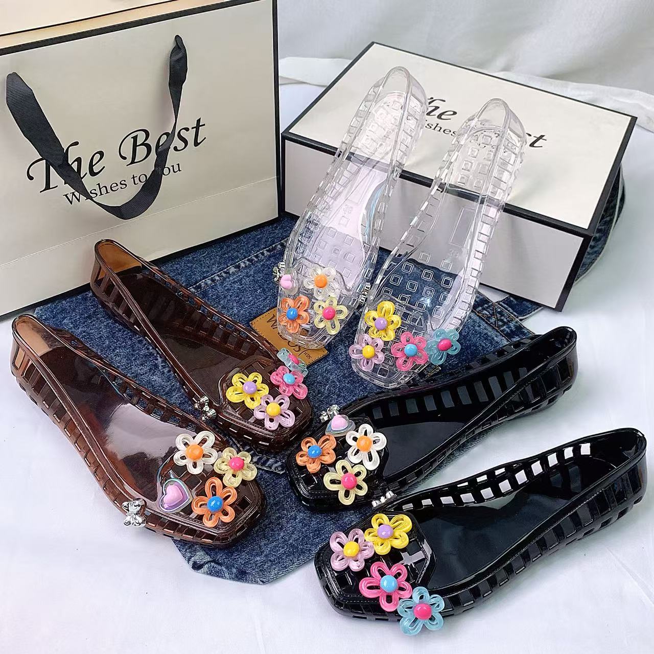 Jelly Sandal Women - Fashionable Women's Shoes Jelly Crystal Shoes