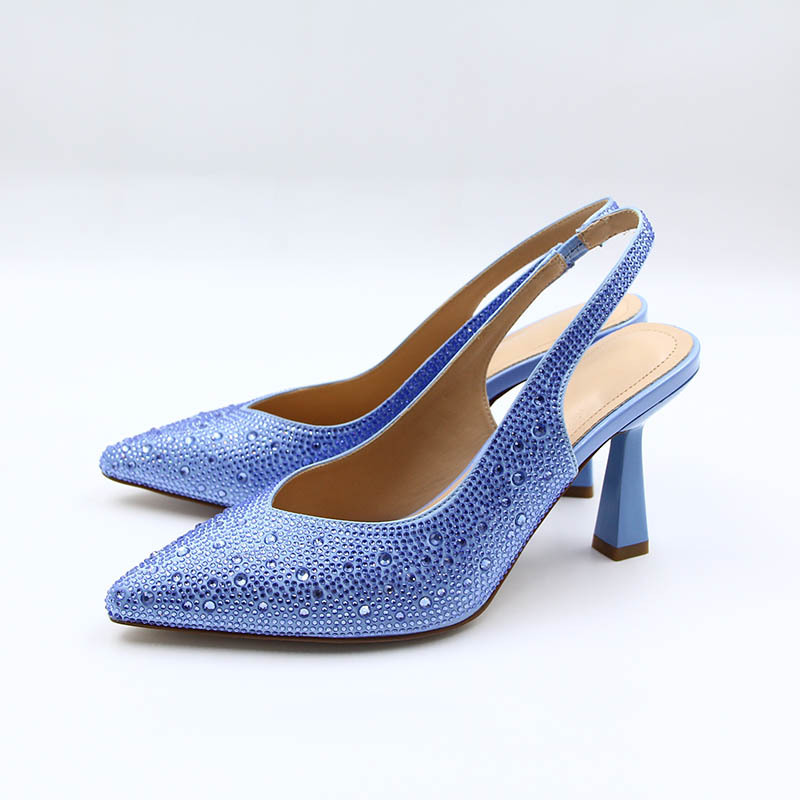 Rhinestone Sandal Women - Bling Rhinestone Pointed Toe Summer Women