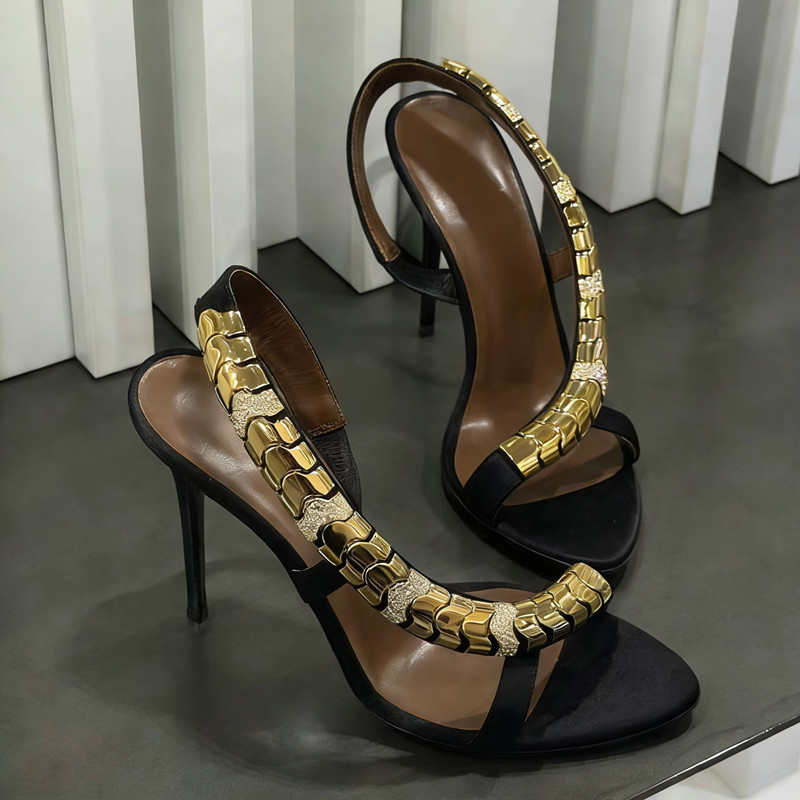 Luxury Rhinestones Sequined Sa - Rhinestone Sandal Women ulasan dan harga