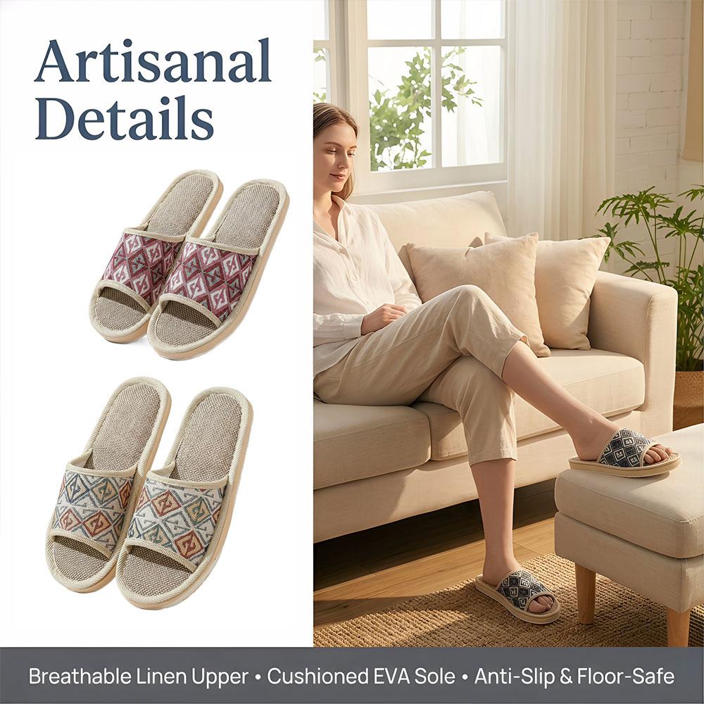 Four Seasons Linen Slippers Co - Jelly Sandal Women ulasan dan harga