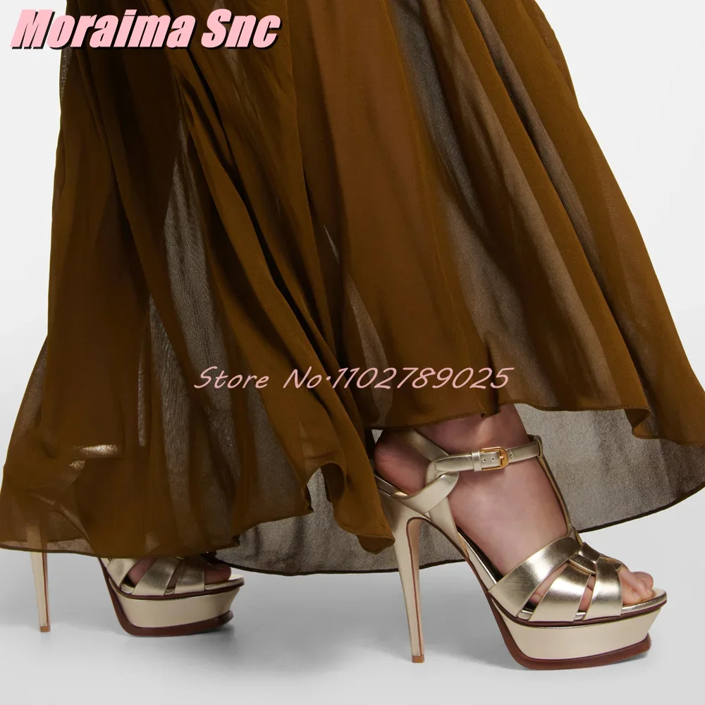 Platform Waeve T-strap Square  - Women Shoes Formal ulasan dan harga