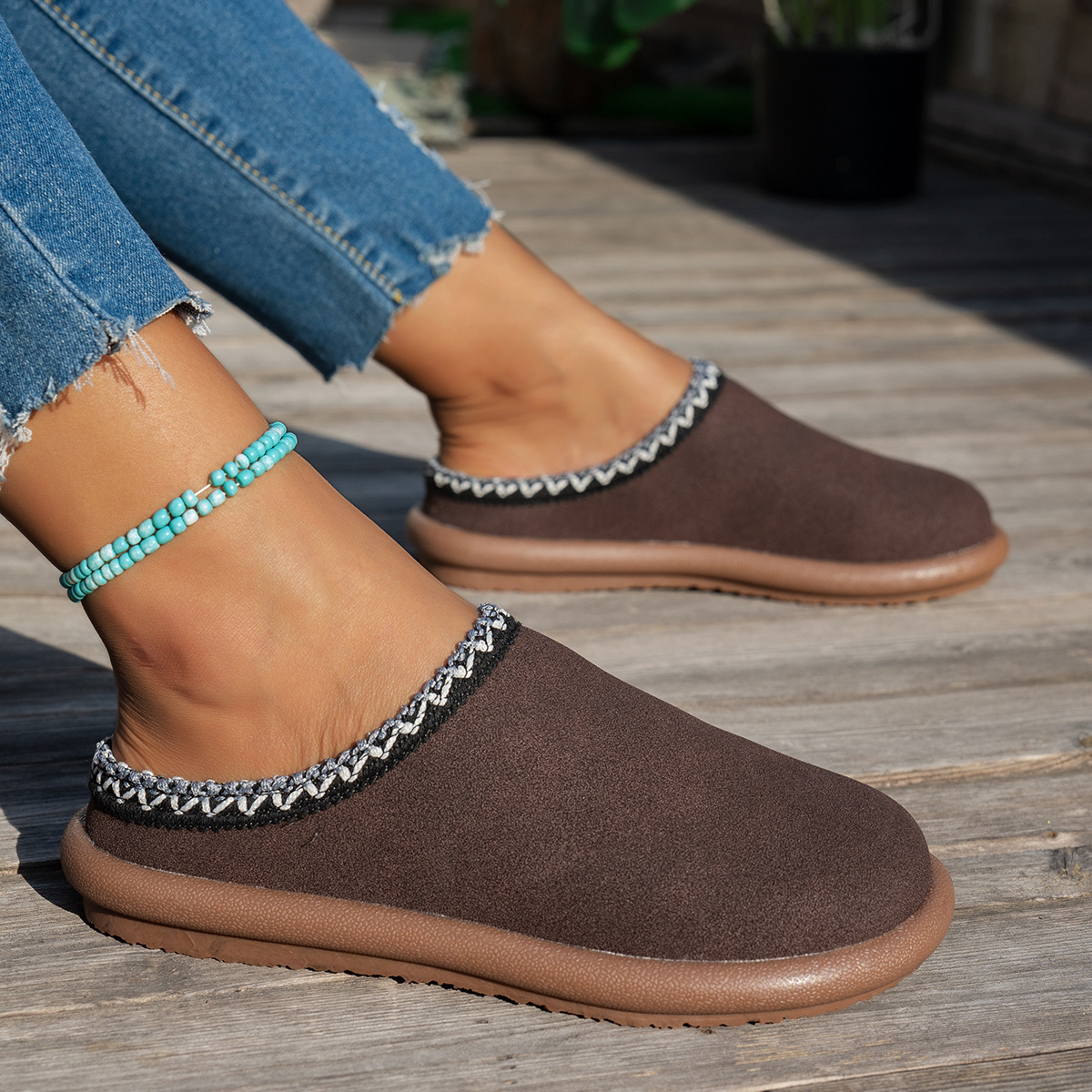 Women's 2025 Embroidered Slipp - Women'S Shoes In Wide Width ulasan dan harga