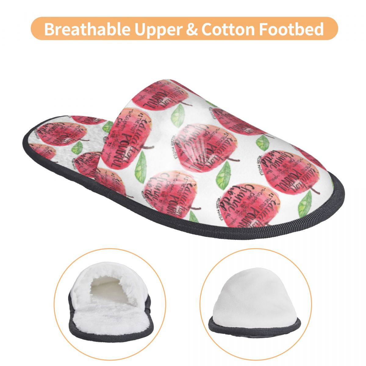 Custom Teacher Quote Slippers  - Women Shoes Quote ulasan dan harga