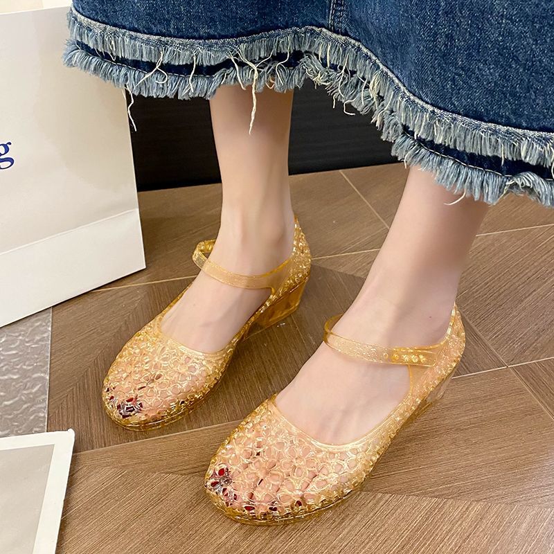 Charm Glitter Jelly Sandals Wo - Jelly Sandal Women ulasan dan harga