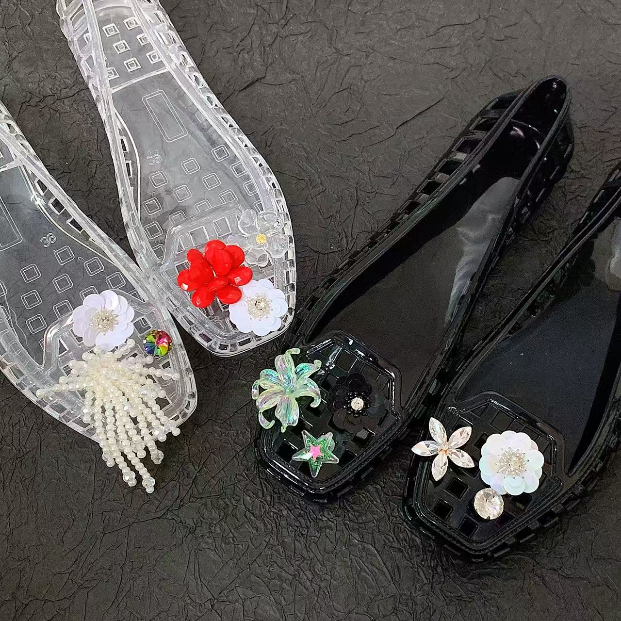 Jelly Crystal Shoes for Women, - Jelly Sandal Women ulasan dan harga