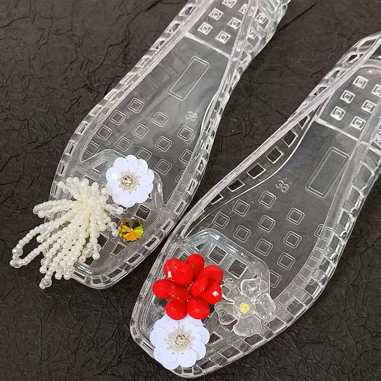 Jelly Crystal Shoes for Women, - Jelly Sandal Women ulasan dan harga