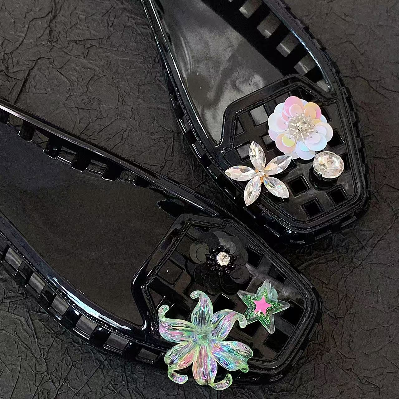 Jelly Crystal Shoes for Women, - Jelly Sandal Women ulasan dan harga