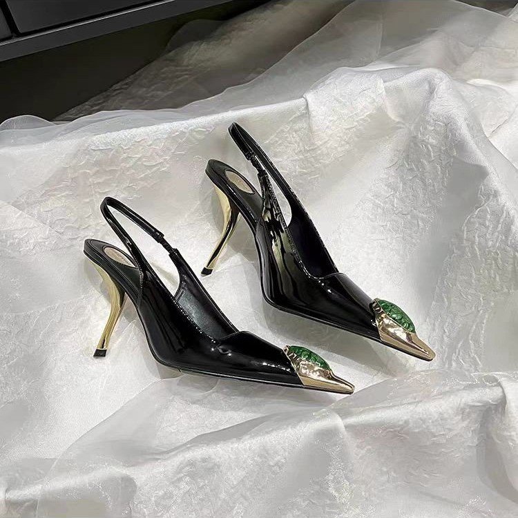 Star style Gemstone Metal Toe  - Women Shoes Formal ulasan dan harga