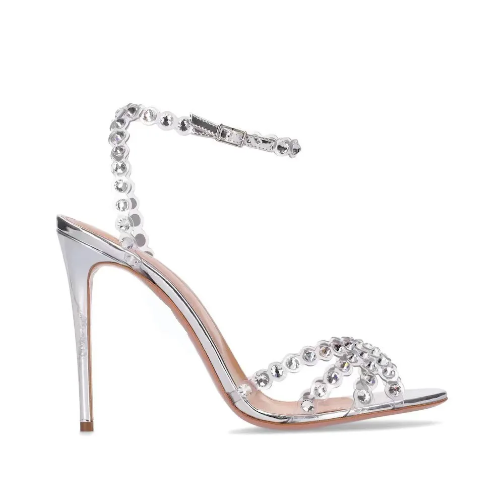 Socialite Plus Size Silver Hee - Rhinestone Sandal Women ulasan dan harga