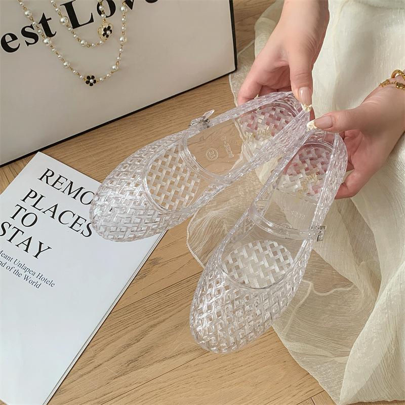 Transparent crystal women's sh - Jelly Sandal Women ulasan dan harga