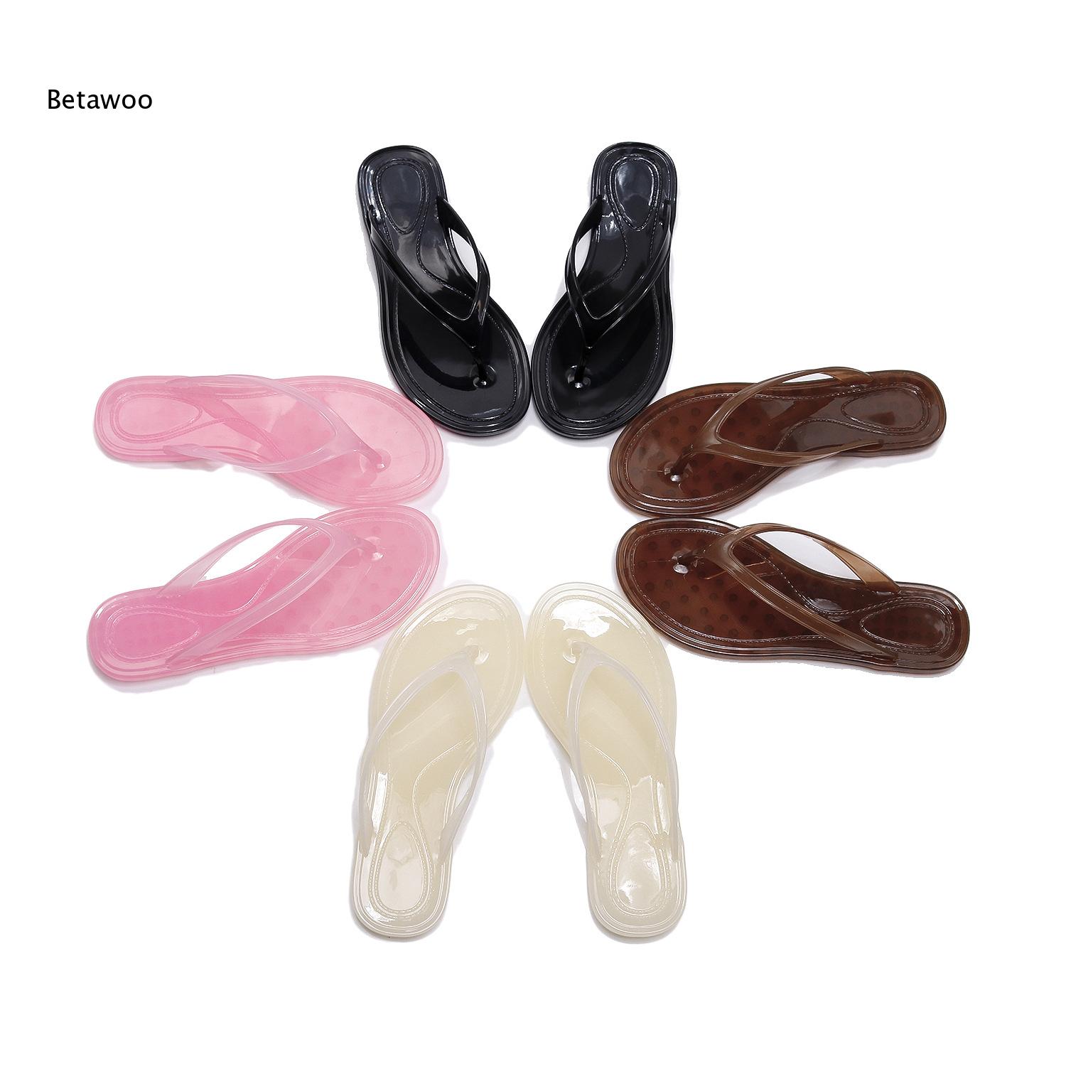 Flip Flop Flat Toe Ring Jelly  - Jelly Sandal Women ulasan dan harga