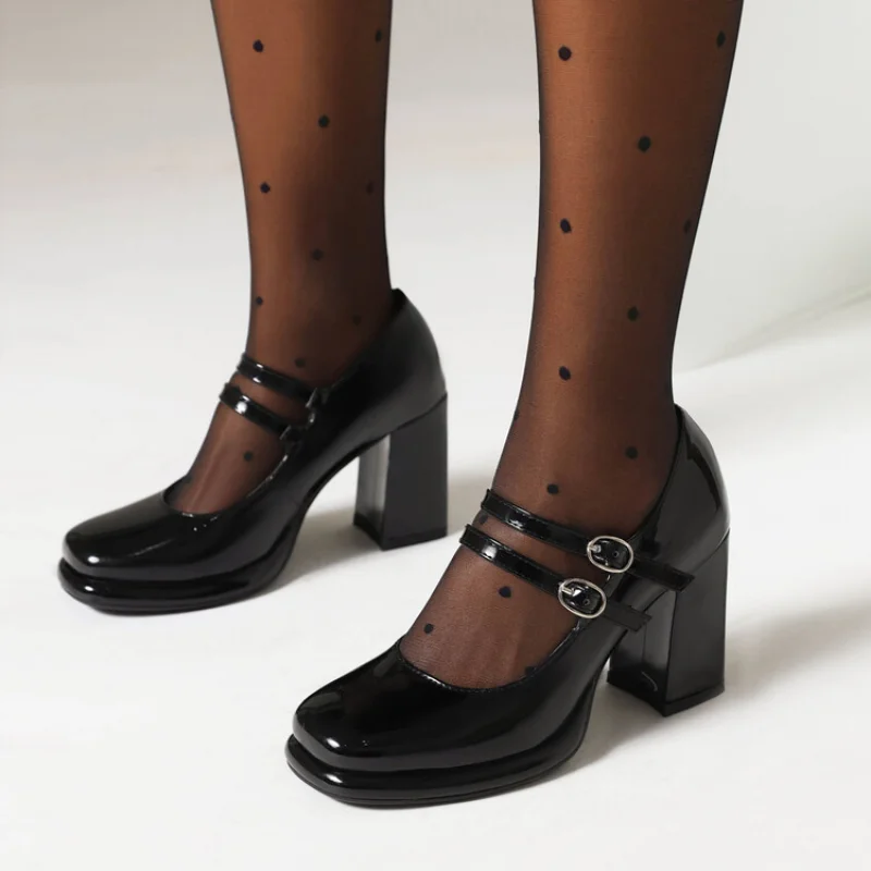 2024 New Patent Leather Double - Patent Leather Pump ulasan dan harga
