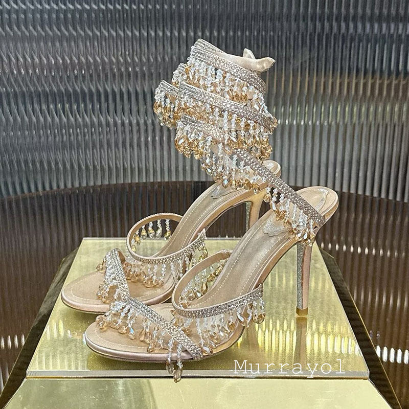 Sandals Women Ankle Snake Shap - Rhinestone Sandal Women ulasan dan harga