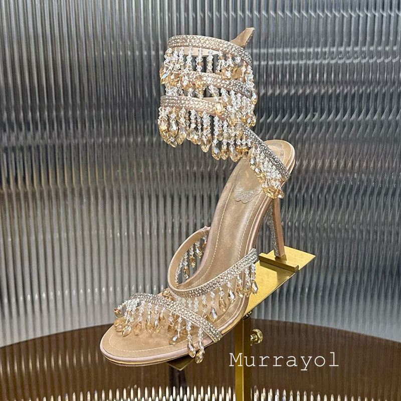 Sandals Women Ankle Snake Shap - Rhinestone Sandal Women ulasan dan harga