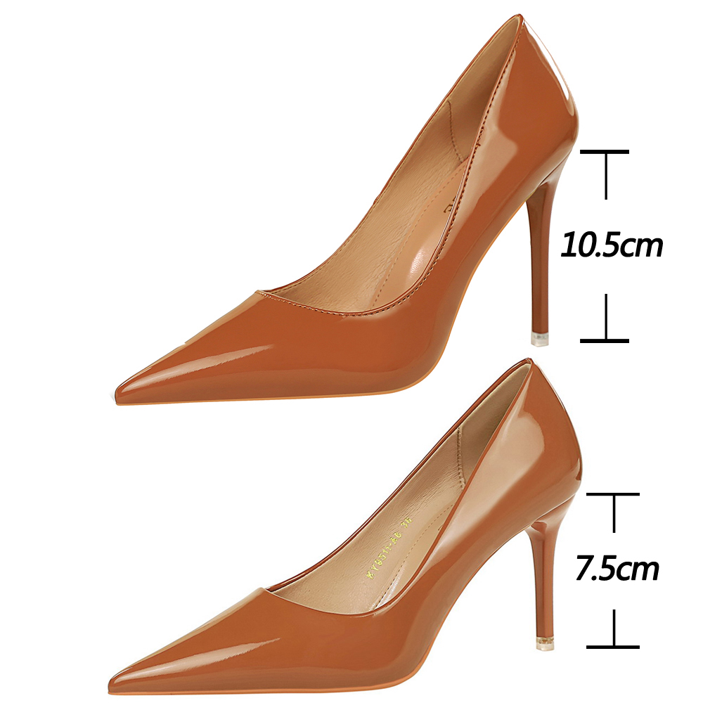 BIGTREE Shoes Patent Leather S - Patent Leather Pump ulasan dan harga