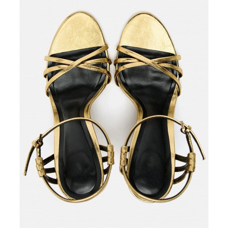 Fashionable Minimalist Gold Si - Gold Chain Sandal ulasan dan harga
