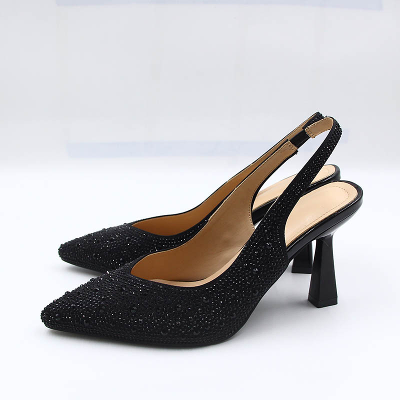 Bling Rhinestone Pointed Toe S - Rhinestone Sandal Women ulasan dan harga