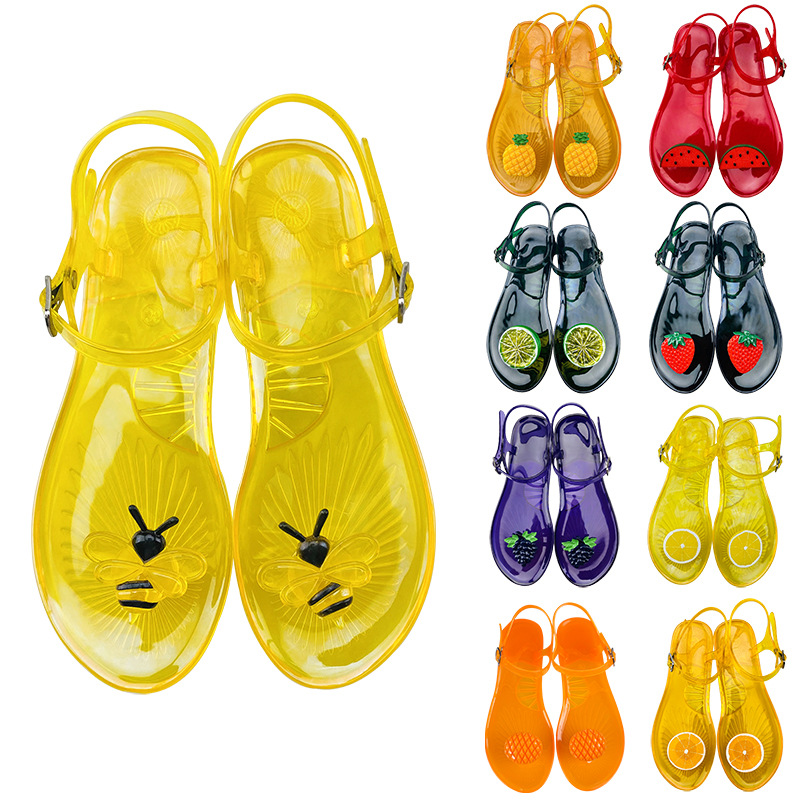 New Women Round Toe Jelly Sand - Jelly Sandal Women ulasan dan harga
