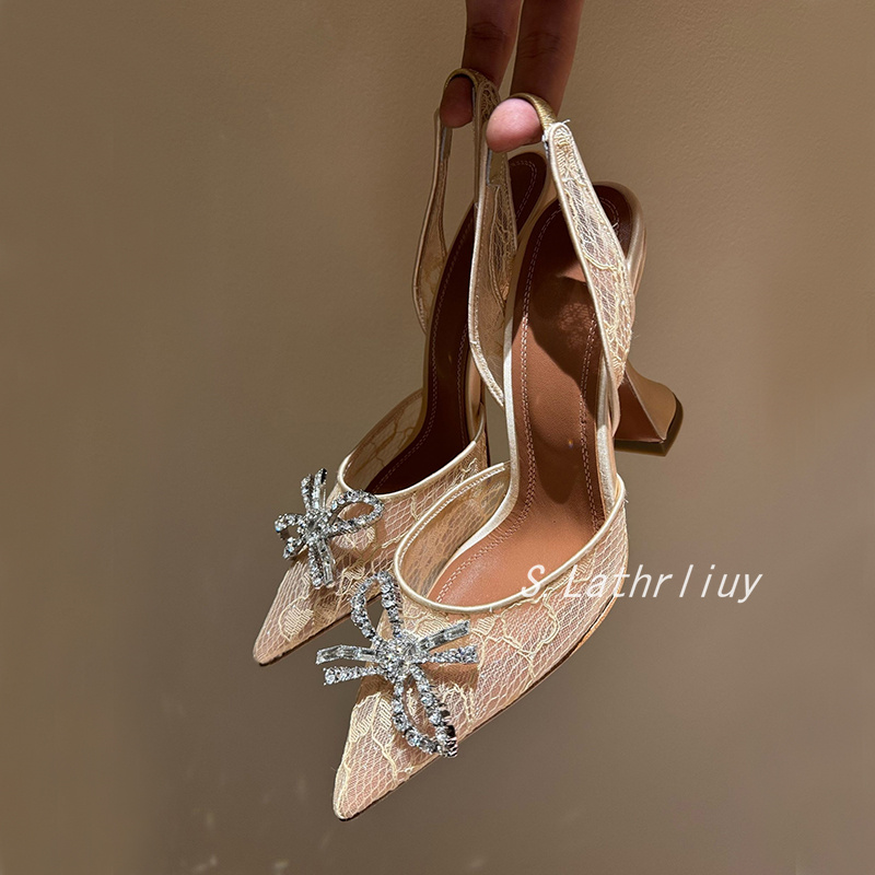 Sandals Rhinestone Flower Poin - Rhinestone Sandal Women ulasan dan harga
