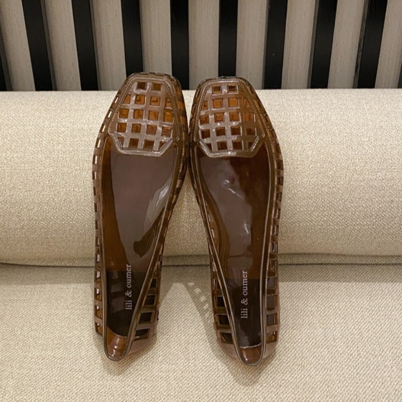 New Summer Transparent Jelly W - Jelly Sandal Women ulasan dan harga