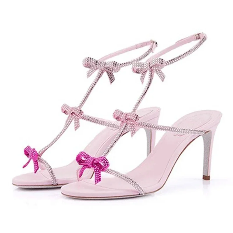 Aneikeh Elegant Silk Rhineston - Rhinestone Sandal Women ulasan dan harga