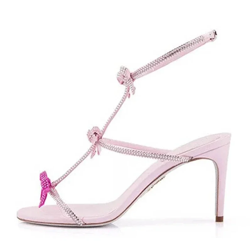 Aneikeh Elegant Silk Rhineston - Rhinestone Sandal Women ulasan dan harga